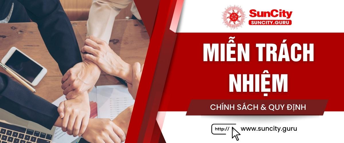 Miễn trách nhiệm Suncity